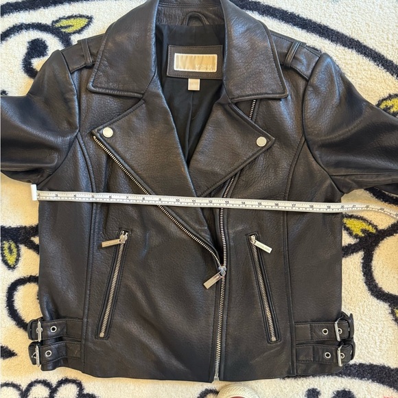 MICHAEL Michael Kors Leather Jacket Size Large - Picture 12 of 16